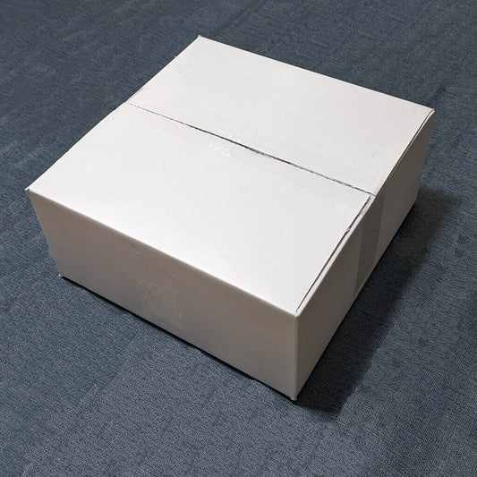 菊型ワンプレート皿用化粧箱(白色の段ボール)
