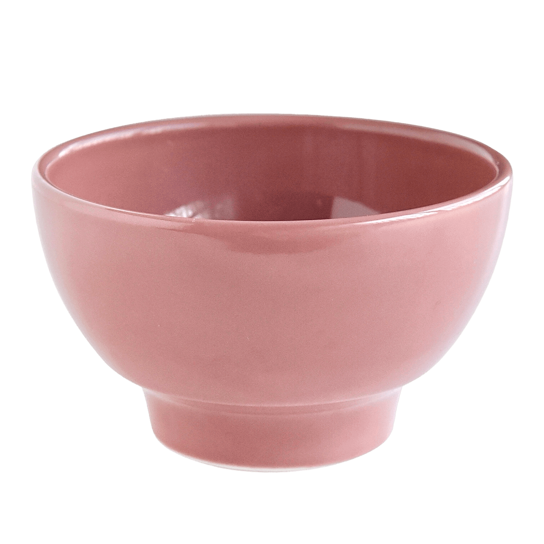 波佐見焼の丼ぶり鉢(水柿色)