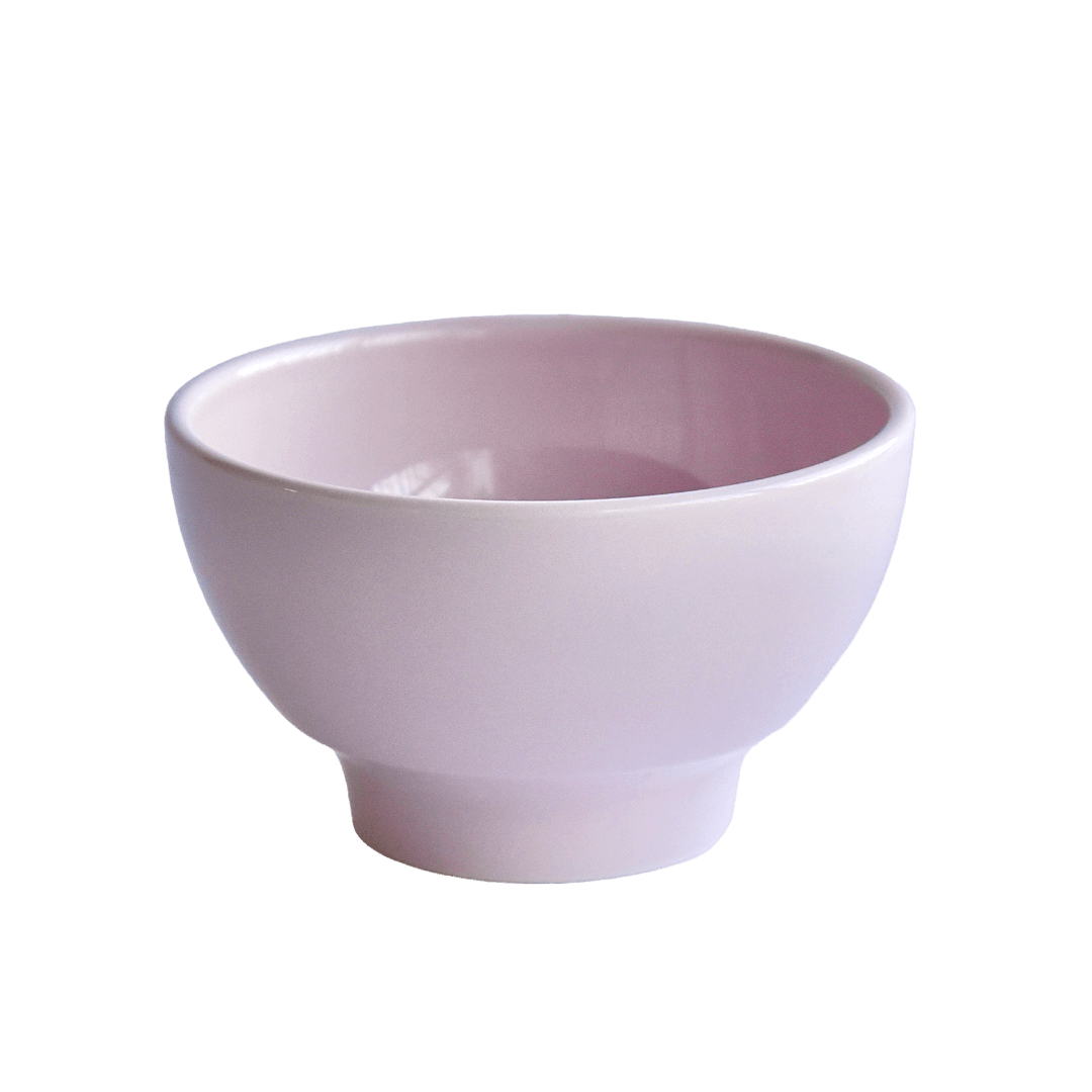 波佐見焼の丼ぶり鉢(桜色)