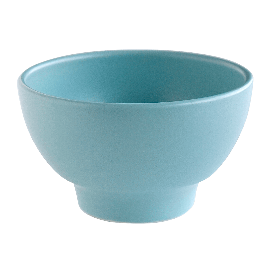 波佐見焼の丼ぶり鉢(白藍色)