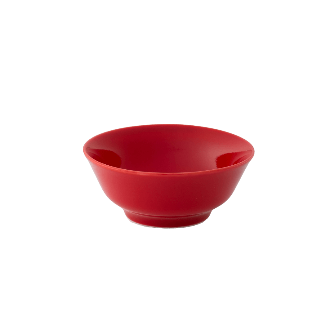 波佐見焼の小付(赤紅色)