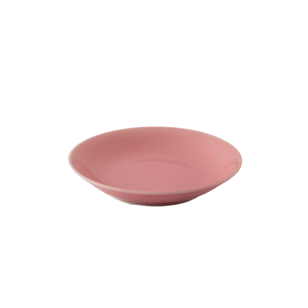 波佐見焼の小皿(一重梅色)