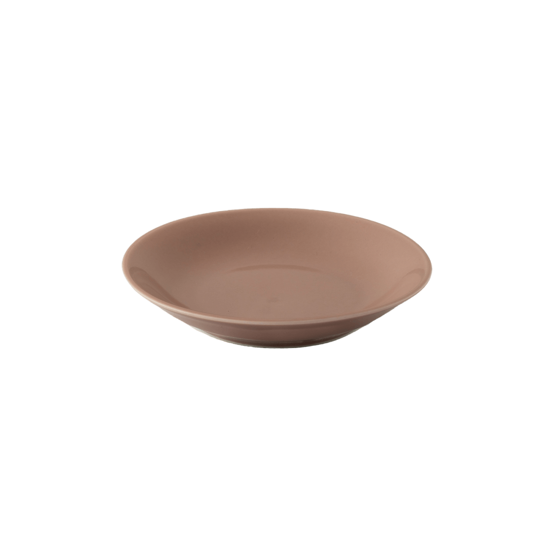 波佐見焼の小皿(水柿色)