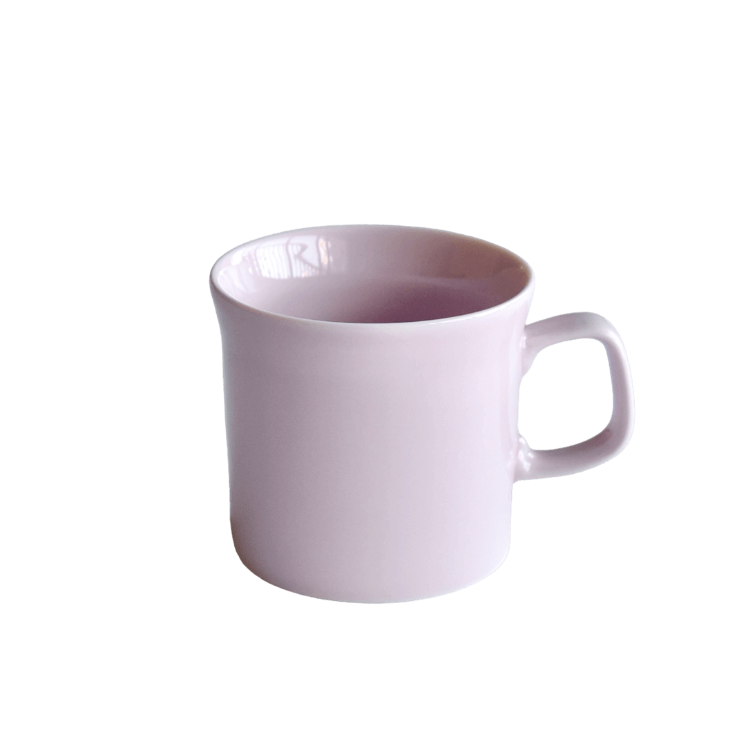 波佐見焼のマグカップ(桜色)