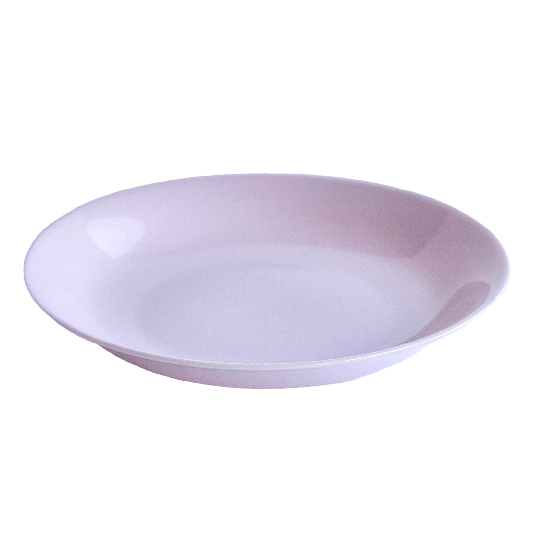 波佐見焼の大皿(桜色)