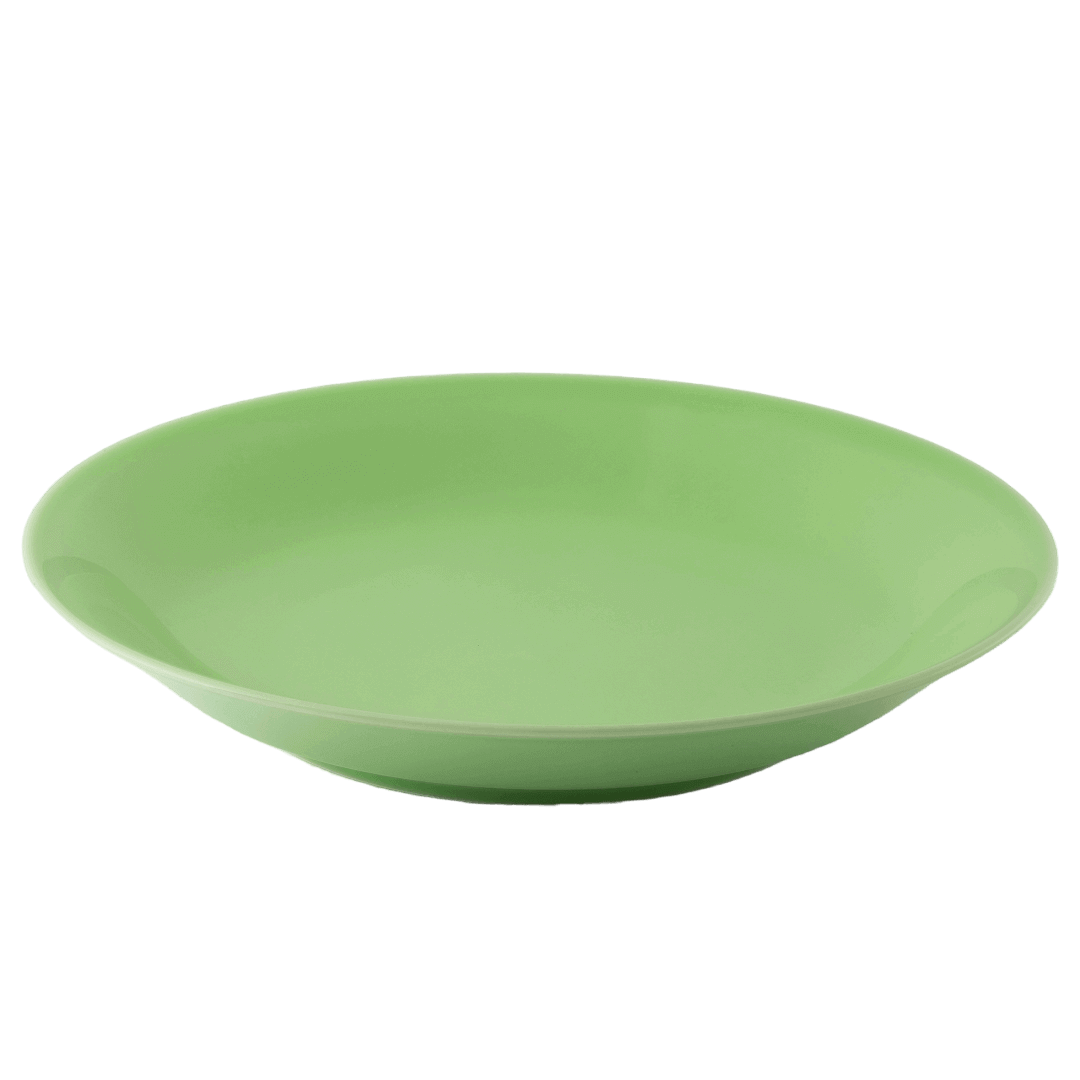 波佐見焼の大皿(裏柳色)