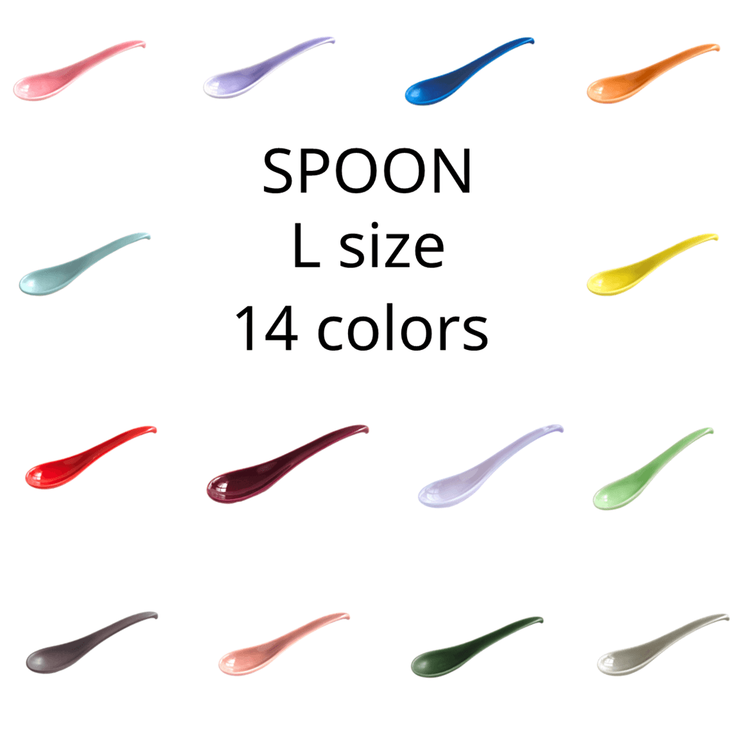 波佐見焼のスプーンLサイズ14色セット