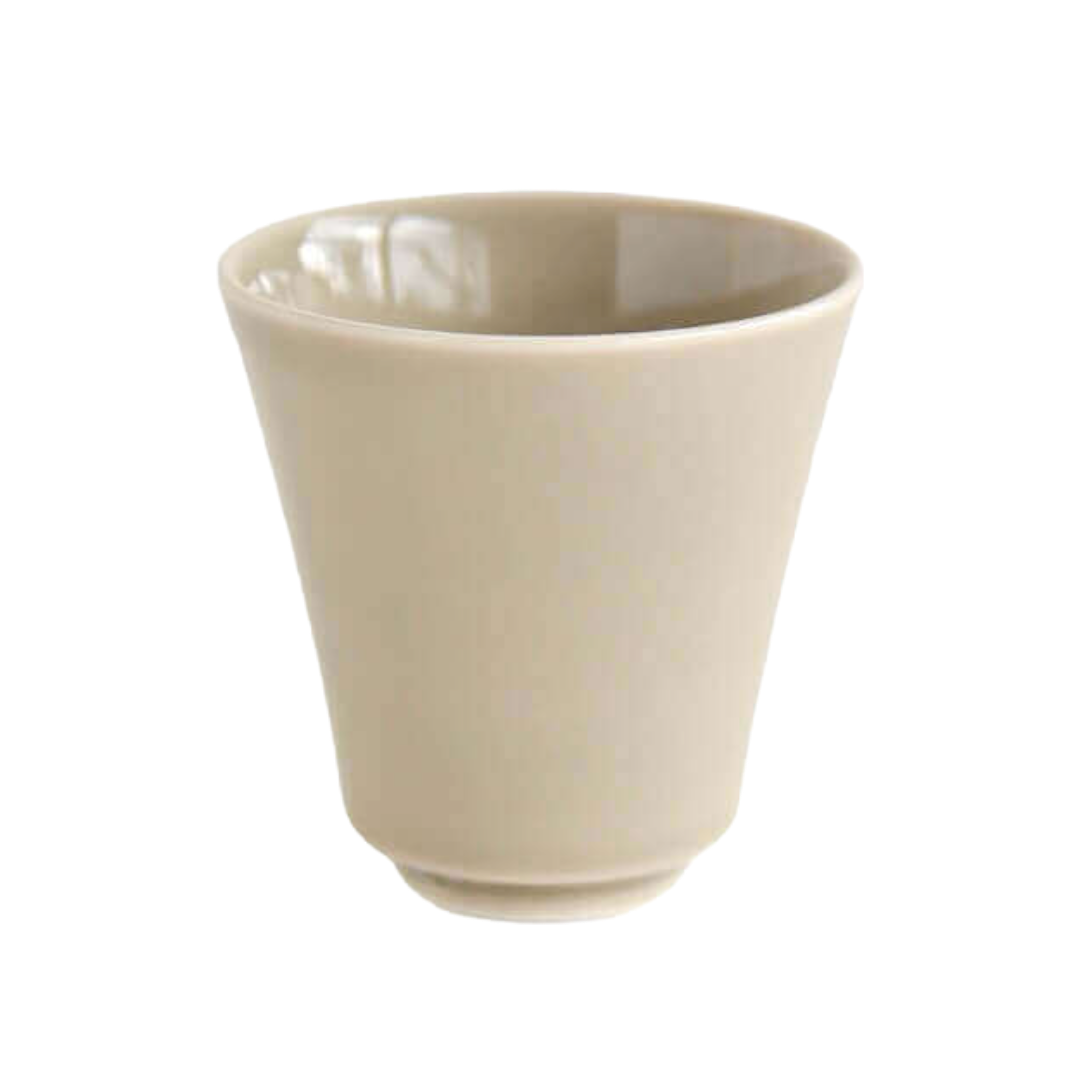波佐見焼の湯飲(亜麻色)