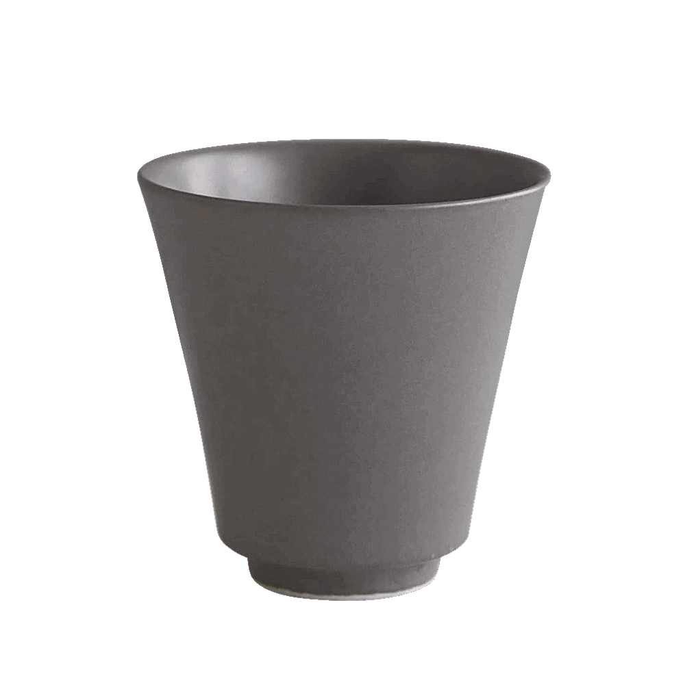 波佐見焼の湯飲(柴色)