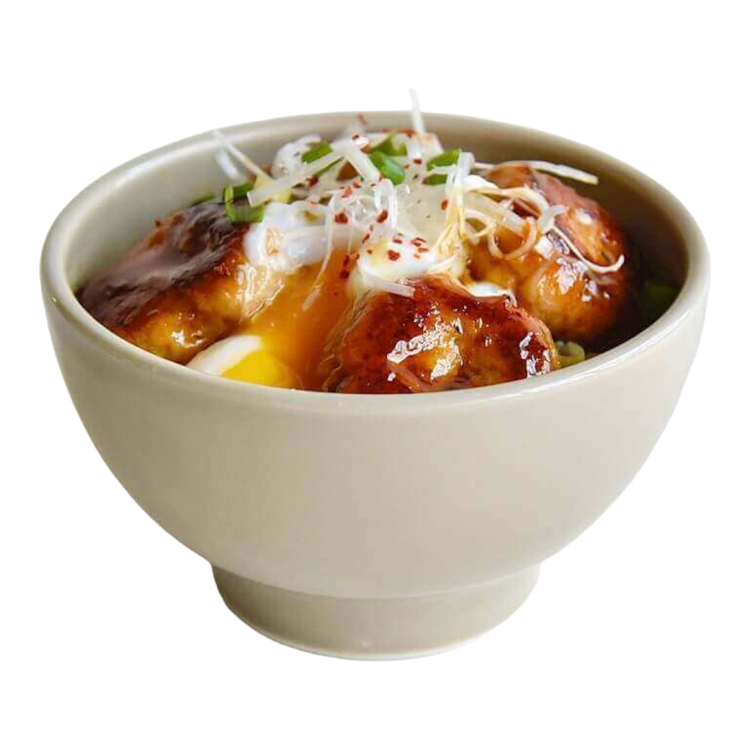 波佐見焼の丼ぶり鉢(亜麻色)