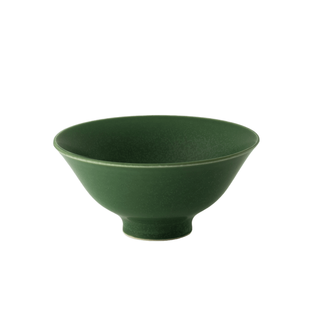波佐見焼の茶碗(海松色)
