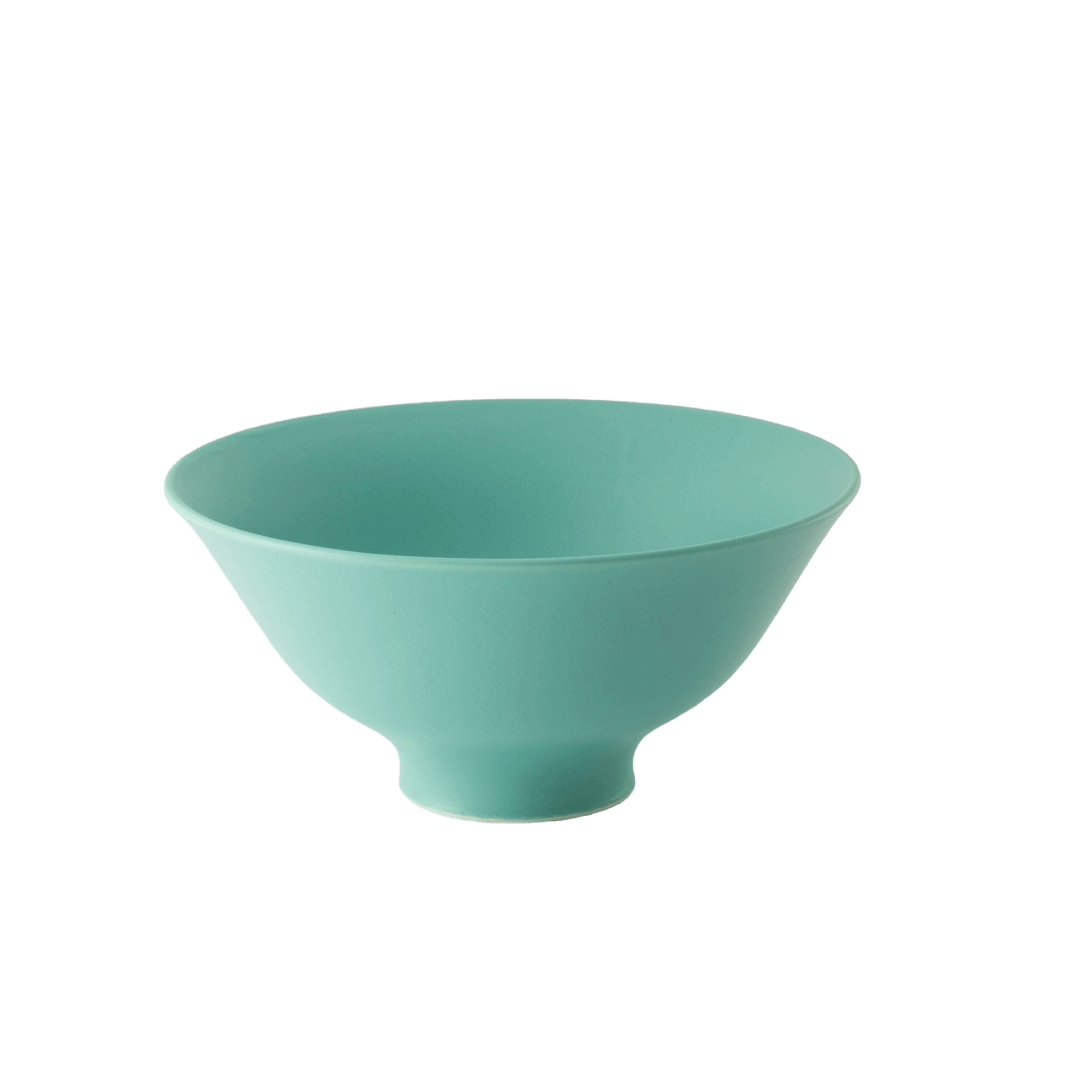 波佐見焼の茶碗(白藍色)