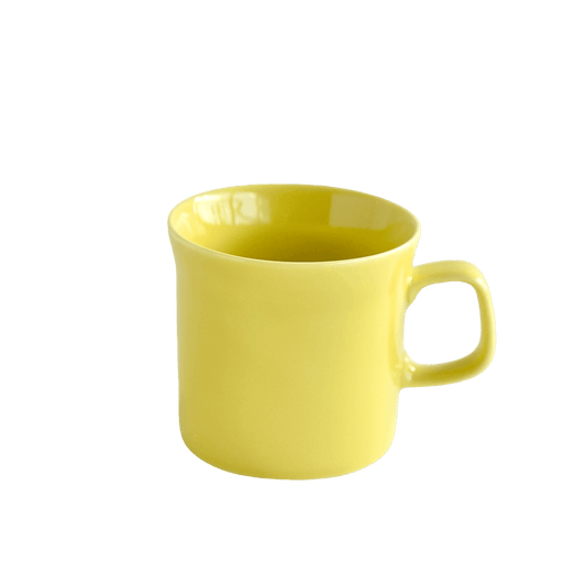 波佐見焼のマグカップ(黄蘗色)