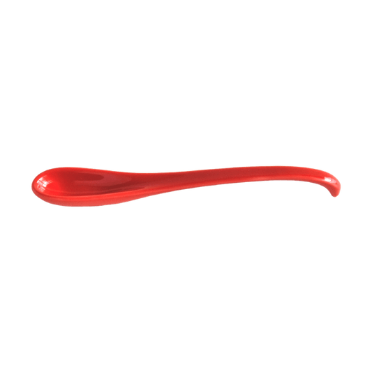 波佐見焼のスプーンＭサイズ(赤紅色)